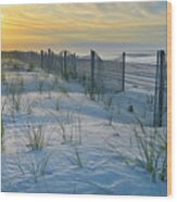 Sunrise At Holden Beach 7614b #1 Wood Print