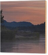 Sunrise On The South Platte River #1 Wood Print