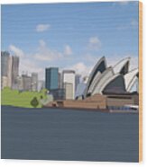 Sydney Opera House Wood Print