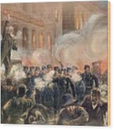 The Haymarket Riot, 1886 #1 Wood Print