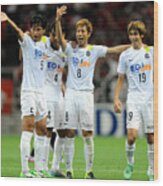 Urawa Red Diamonds V Sanfrecce Hiroshima - J.league #1 Wood Print