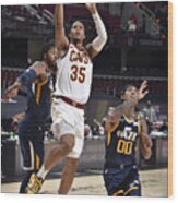 Utah Jazz V Cleveland Cavaliers #1 Wood Print