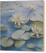 Waterlilies #1 Wood Print