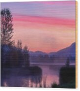 Whitefish Sunrise #2 #1 Wood Print