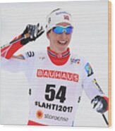 Women's Cross Country Distance - Fis Nordic World Ski Championships #1 Wood Print