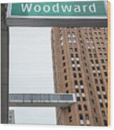 Woodward Ave Detroit  #1 Wood Print