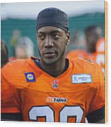 Bc Lions V Edmonton Eskimos #11 Wood Print