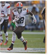 Cleveland Browns V Pittsburgh Steelers #12 Wood Print