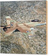 12. F/a-18fi Israeli Super Hornet Wood Print