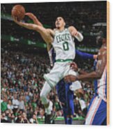 Jayson Tatum #12 Wood Print