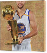 Stephen Curry #13 Wood Print