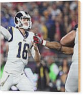 Wild Card Round - Atlanta Falcons V Los Angeles Rams #13 Wood Print