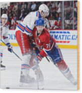 New York Rangers V Montreal Canadiens #14 Wood Print