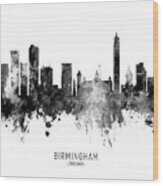 Birmingham England Skyline #16 Wood Print