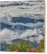 Autumn In The Appalachian Mountains Viewed Along The Blue Ridge  #17 Wood Print