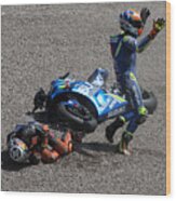 Motogp Of Germany - Race #18 Wood Print