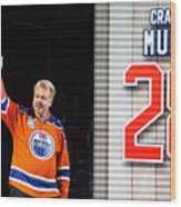 Vancouver Canucks V Edmonton Oilers #19 Wood Print