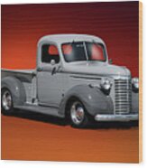 1940 Chevrolet K10 Pickup Wood Print