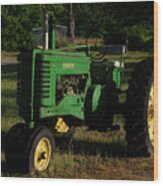 1940s John Deere Model A Row Crop Tractor Wood Print