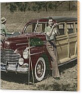 1941 Buick Woody Wagon Wood Print