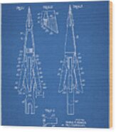 1949 Whaling Harpoon Patent Design Wood Print
