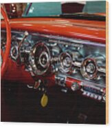1958 Pontiac Bonneville Convertible Wood Print