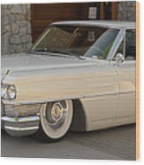 1963 Cadillac Coupe De Ville 2 Door With Air Suspension Wood Print