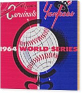 1964 World Series Program Wood Print