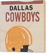 1969 Dallas Cowboys Vs. Cleveland Browns Wood Print
