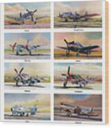 Airshow Warbirds  #2 Wood Print