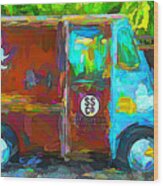 Another Funky Wine Truck #3 Wood Print
