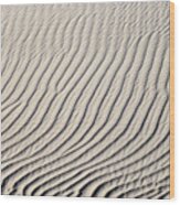 Background Of Sand Dunes Wood Print