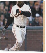 Barry Bonds #2 Wood Print