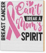 Breast Cancer Items Breast Cancer Awareness Month Survivor #2 Wood Print