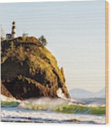 Cape Disappointment Lighthouse #2 Wood Print