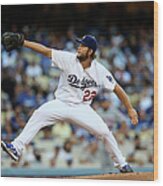 Clayton Kershaw #2 Wood Print