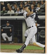 Derek Jeter #2 Wood Print