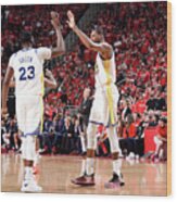 Draymond Green And Kevin Durant #2 Wood Print