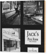 Jack's Pool Room #2 Wood Print