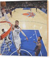 Memphis Grizzlies V New York Knicks #2 Wood Print