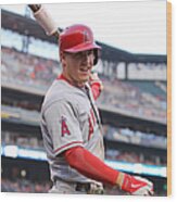 Mike Trout #2 Wood Print