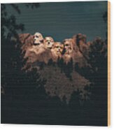 Mount Rushmore #2 Wood Print