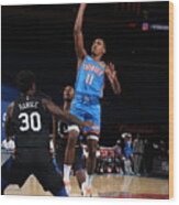 Oklahoma City Thunder V New York Knicks Wood Print