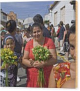 Procession During Annual Gipsy Pilgrimage #2 Wood Print