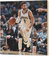 Ricky Rubio #2 Wood Print