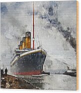 R.m.s. Titanic Wood Print