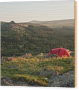 Stunning Image Of Wild Camping In English Countryside During Stu #2 Wood Print