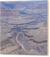 The Grand Canyon And Colorado River Wood Print