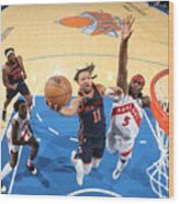 Toronto Raptors V New York Knicks #2 Wood Print