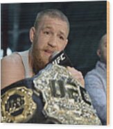 Ufc 196 Mcgregor Vs. Diaz Press Conference #2 Wood Print